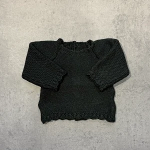 Jersey bebé lana verde