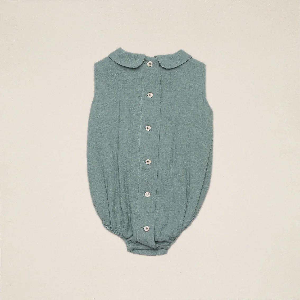 Pelele cuello bebé bambula - Imagen 2