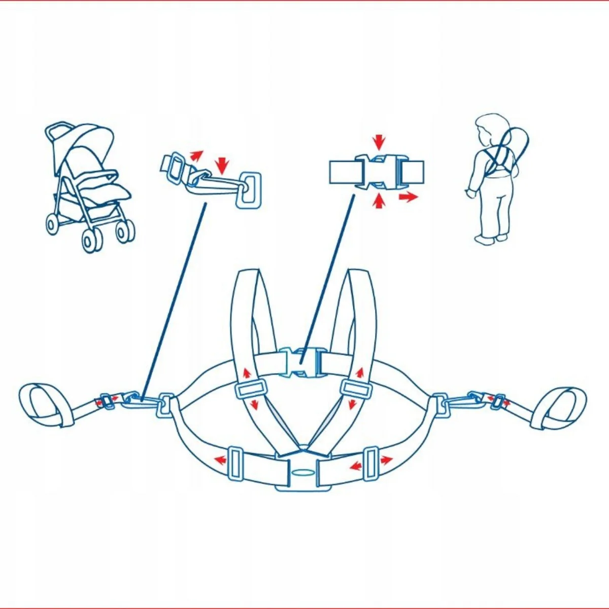 Arnés Andador Primeros Pasos First Steps - Imagen 2