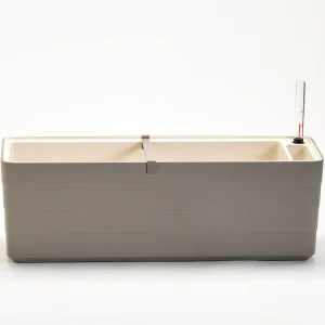 Jardineras Con Autorriego Berberis 60 Blanco/verde.