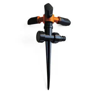 Aspersor Rotativo De 3 Brazos Con Estaca
