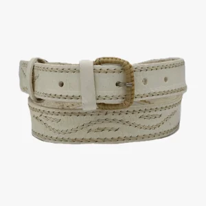 Cinturón argentino clásico blanco