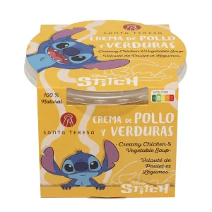 Santa Teresa - Crema De Pollo Y Verduras Disney. Con Aceite De Oliva Virgen Extra. Sin Conservantes. 280g