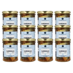 Pack 12x Sardinas en aceite de oliva virgen extra ECO Planeta Huerto 190 g