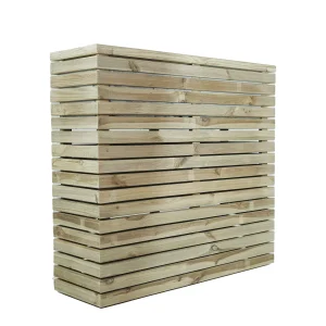 Jardinera Luxe Torre De Madera Tratada Vidahuerto 100x30x90 Cm.