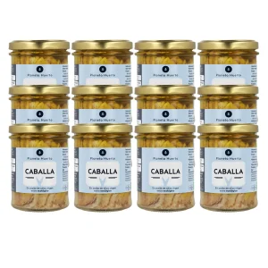 Pack 12x Caballa en aceite de oliva virgen extra ECO Planeta Huerto 190 g