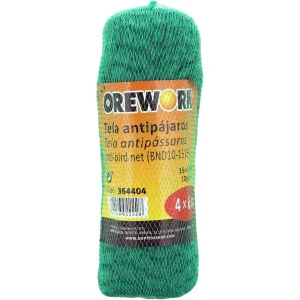 Malla Protectora Antipájaros - 15x15 Mm - 2x10 M