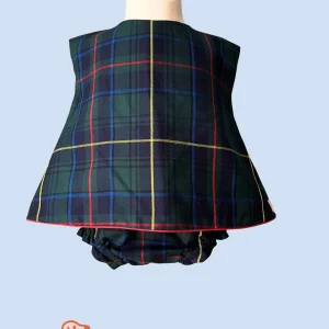 Cubrepañal tartán