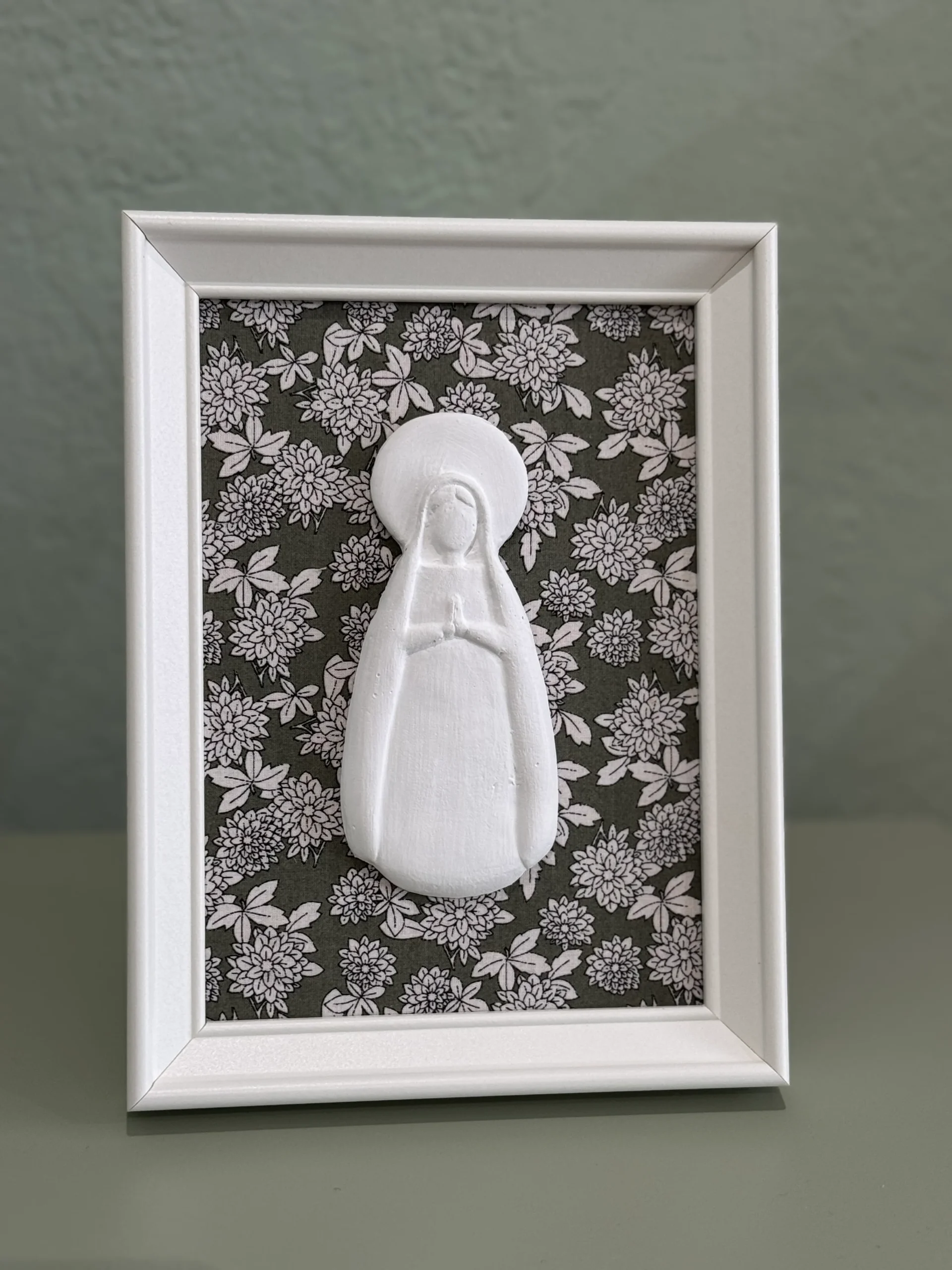 Cerámica enmarcada Virgen María EN06-T214