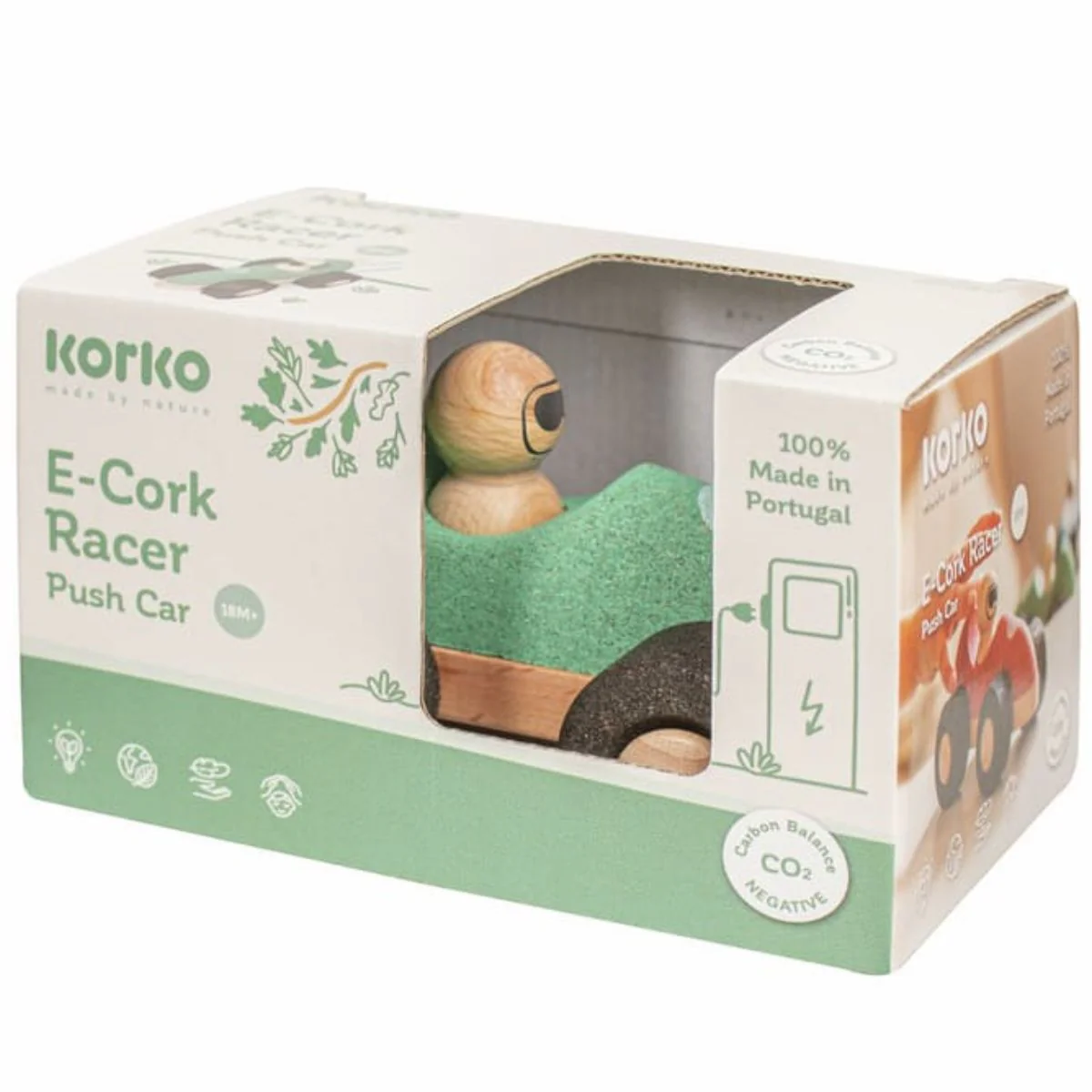 Coche Carreras E-cork Korko Azul - Imagen 3