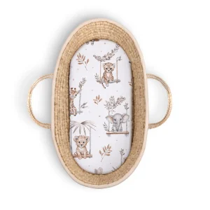 Colorful World Sábana Bajera Algodón Para Capazo 35x80 Cm Africa World