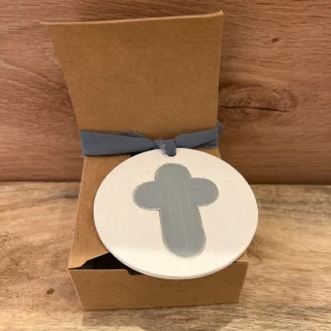 Medallón Cruz MC01 Gris-plata