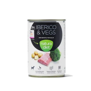 Natura Diet Dog Iberico & Vegs Comida húmeda para perros 400g