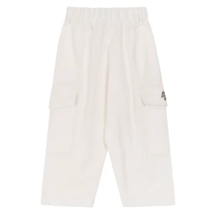 Pantalón pana blanco