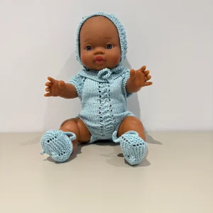 Muñeca Pocholita azul agua