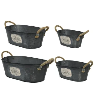 Jardinera Zinc 12.5cm