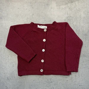 Chaqueta lana burdeos