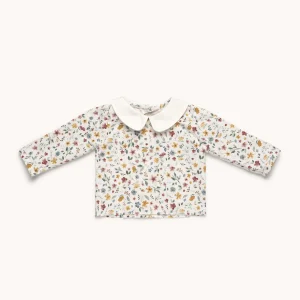 Batista bebé cuello blanco bloom 0-3m