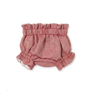 Cubrepañal espiga roja