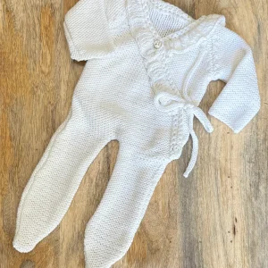 Peto Petit volante enterizo blanco