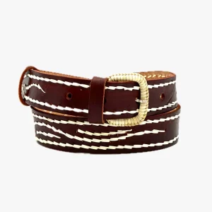 Cinturón argentino clásico marrón