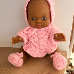 Muñeca Pocholita Rosa bebé mulata