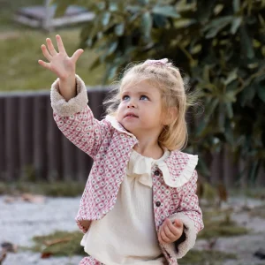 Pantalón largo cuadros rosa