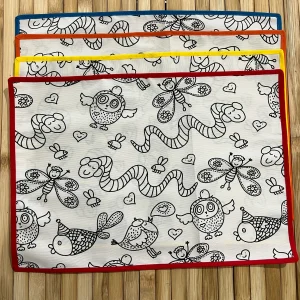 Mantel individual para colorear