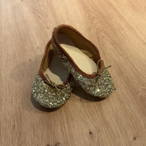 Manoletinas glitter dorado