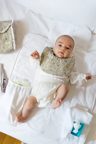 Cambiador piqué blanco - Imagen 2