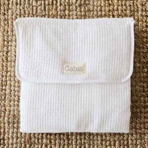 Cambiador piqué blanco