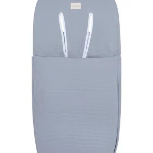 Saco silla de paseo con guata extraíble azul liso