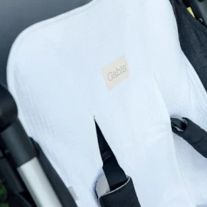 Colchoneta silla paseo estrecha blanca