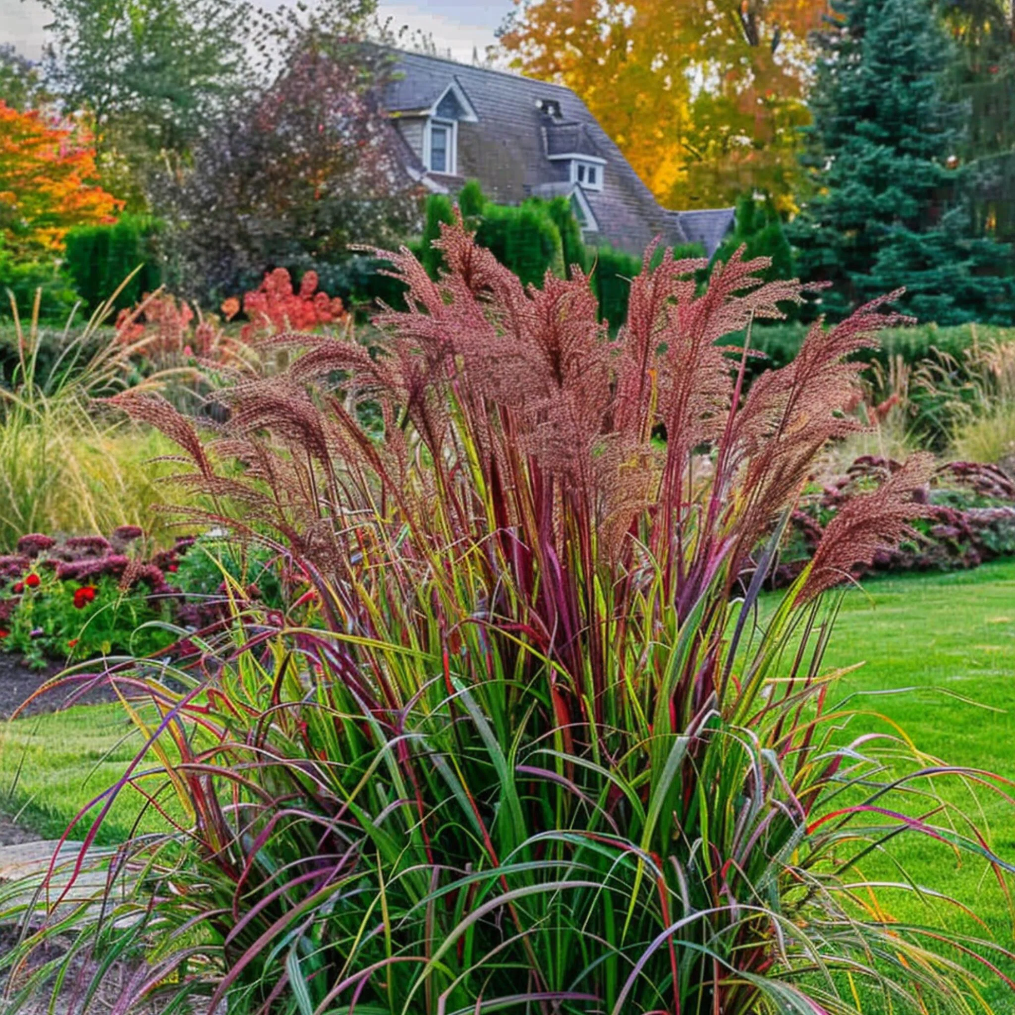 Hierba De Dedo - Panicum Virgatum 'squaw' - Altura 40-60cm - ⌀23cm - Imagen 2