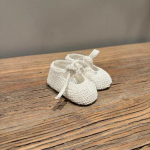 Patucos perlé blancos