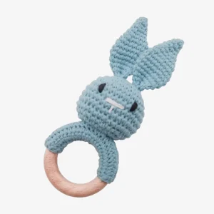 Sonajero conejo azul