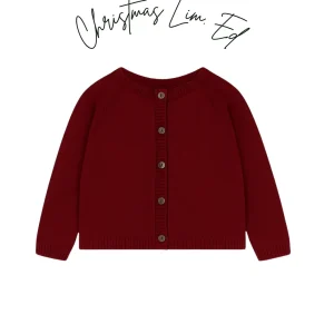 Chaqueta algodón burdeos