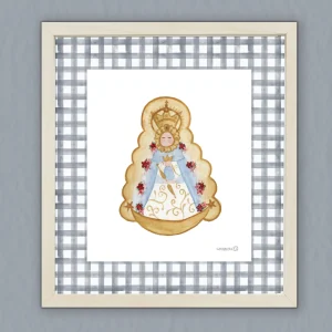 Lámina Virgen del Rocio – Celeste