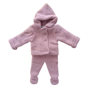 Abrigo con Capucha + Polaina Tamarisco