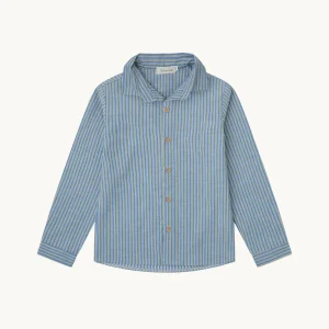 Camisa rayas azul y verde