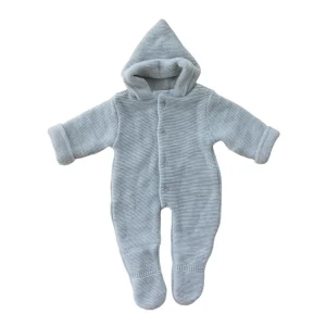 Buzo Lana Gris Aluminio