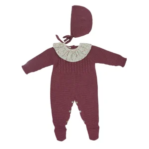 Conjunto pelele largo ochos + capota Tamarisco CH47