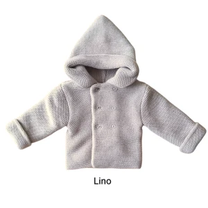 Abrigo con Capucha Lino