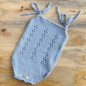 Ranita tirantes espiga azul