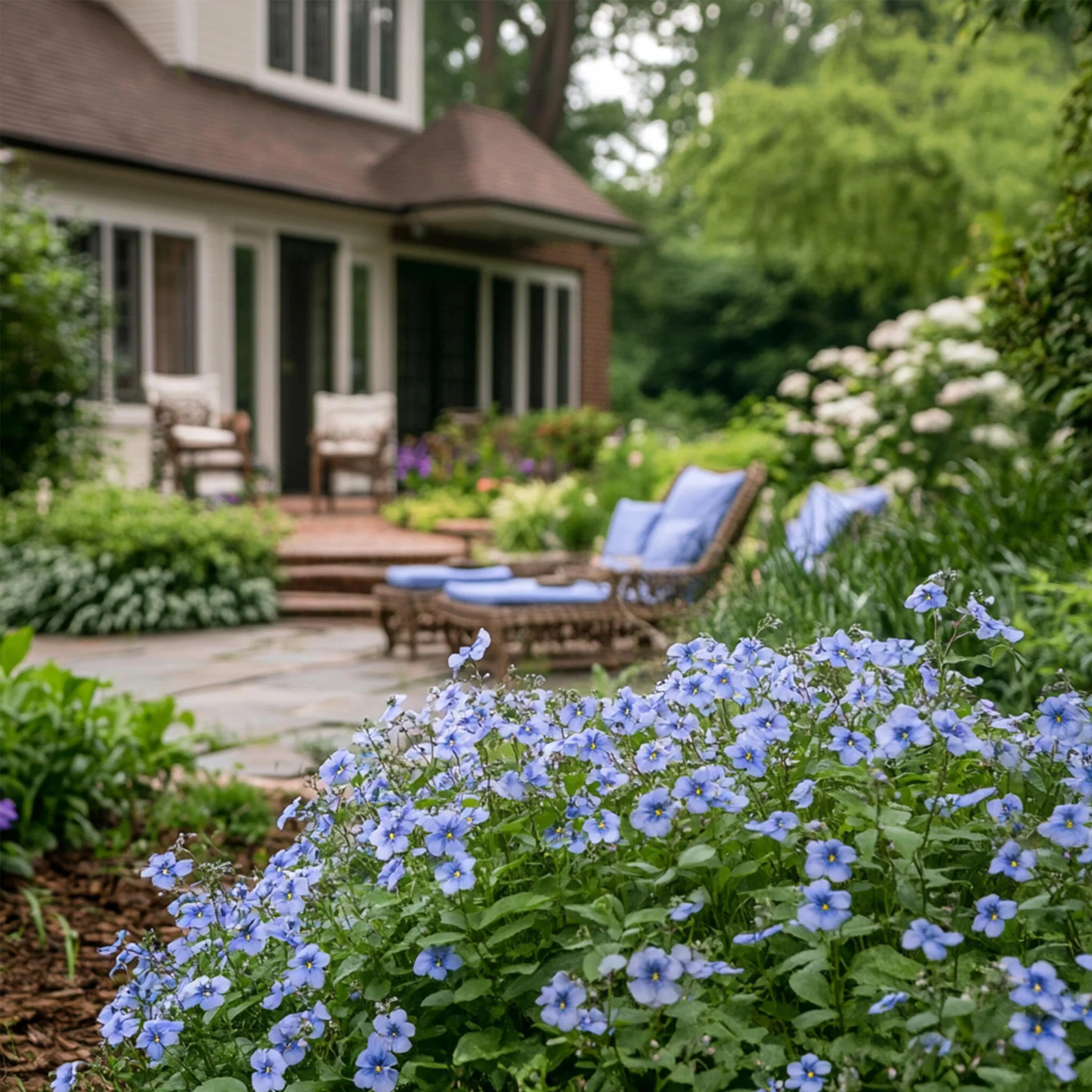 Jazmín Del Cielo - 6 Pzs - Plumbago Auriculata - Altura 25-40cm - ⌀9cm - Imagen 2