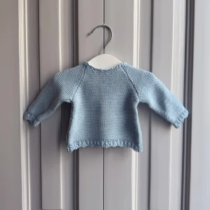 Jersey bebé algodón azul