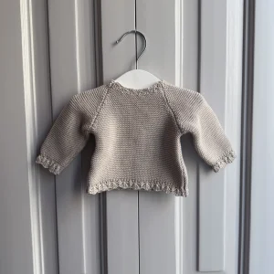 Jersey bebé algodón gris perla