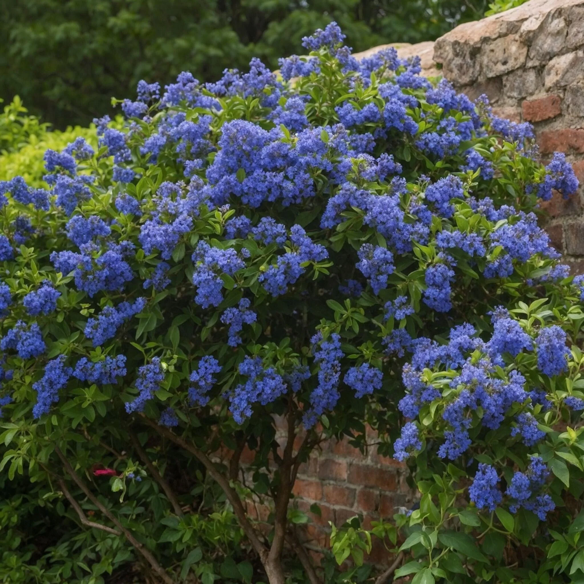 Lila De California - Ceanothus Thyrsiflorus Repens - Altura 60-70cm - ⌀17cm - Imagen 2