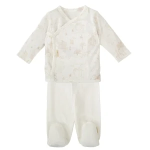 Noe Conjunto Jubón Y Polaina Primera Puesta 1-3 Meses.