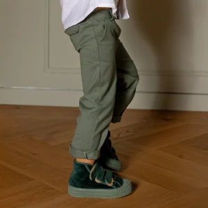 Pantalón largo verde pino